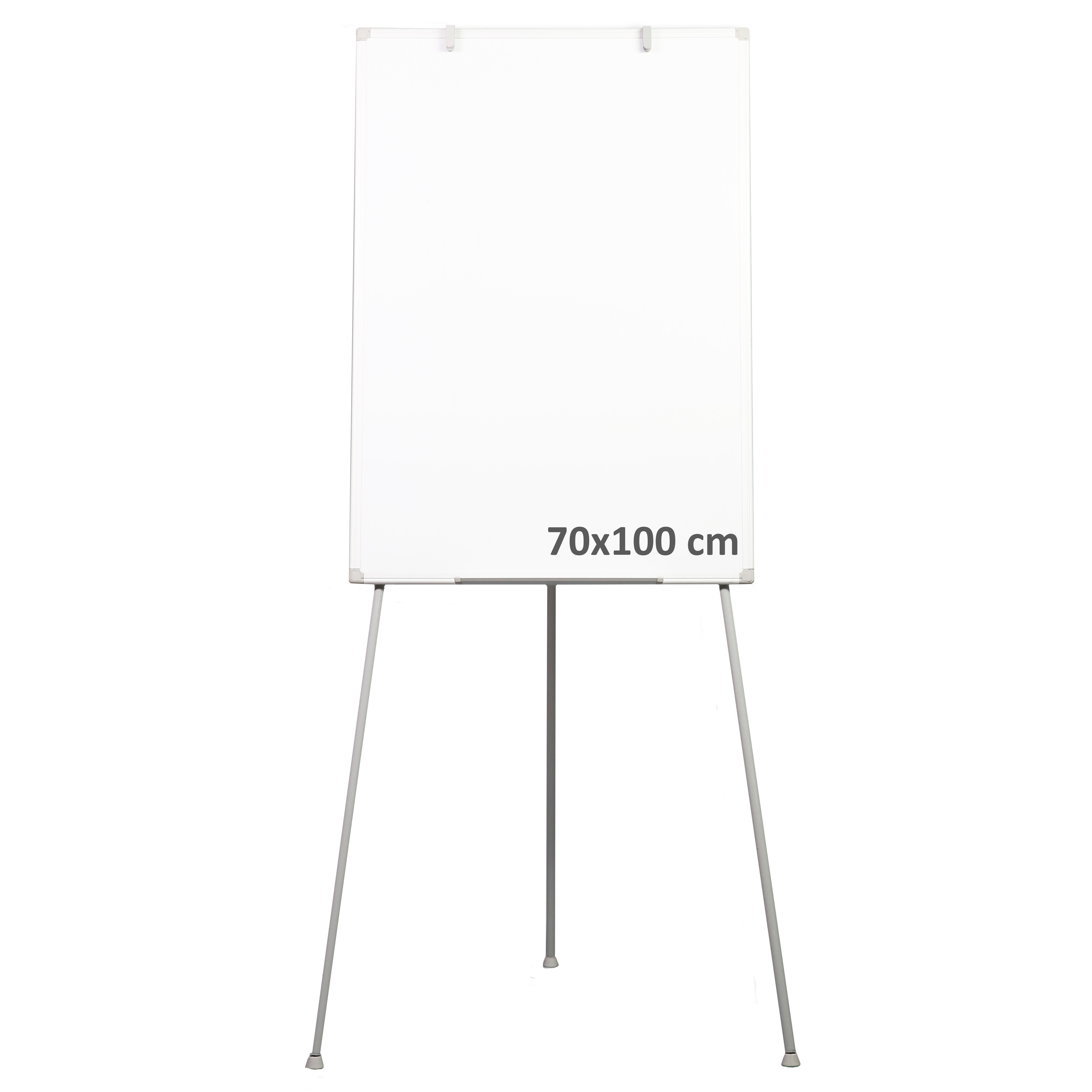 Flipchart magnetic cu trepied, 70x100 cm, rama aluminiu, suport markere, RESIGILAT - imagine 10